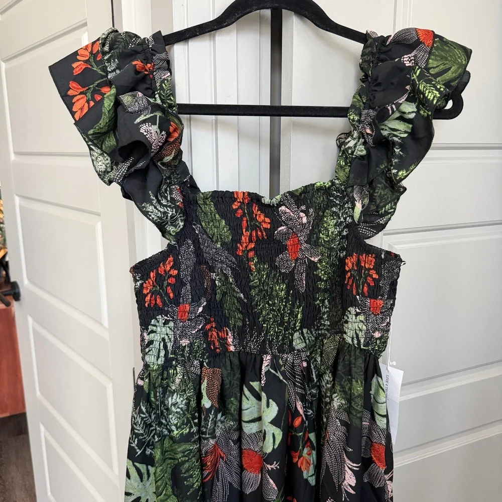 Live 4 Truth Smocked Maxi Dress with Ruffled Straps - Picture 2 of 9